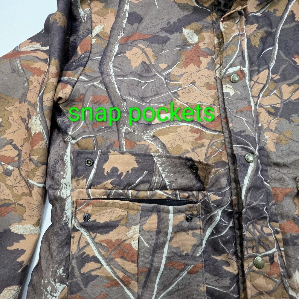Cabelas Super Slam Hunting Jacket Men XLT Tall Camouflage USA Hooded LIMITED USE